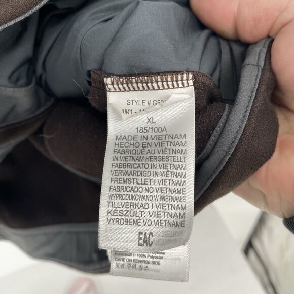 Marmot Hawkins Fleece Full Zip Jacket Brown Men's Size XL - Picture 4 of 8